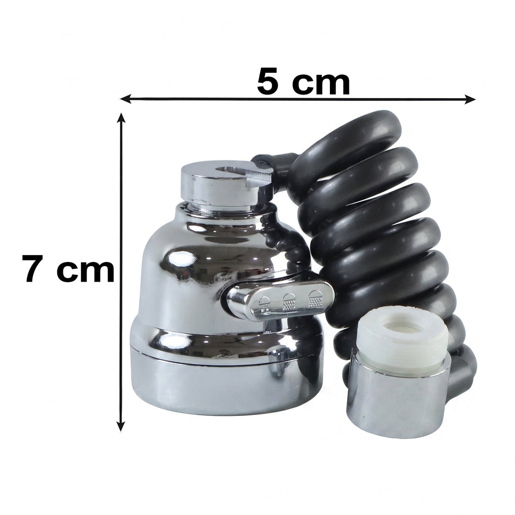 Flexible Kitchen Water Faucet Sprayer With Rotating Tap Head For Sink Use (1 Pc)