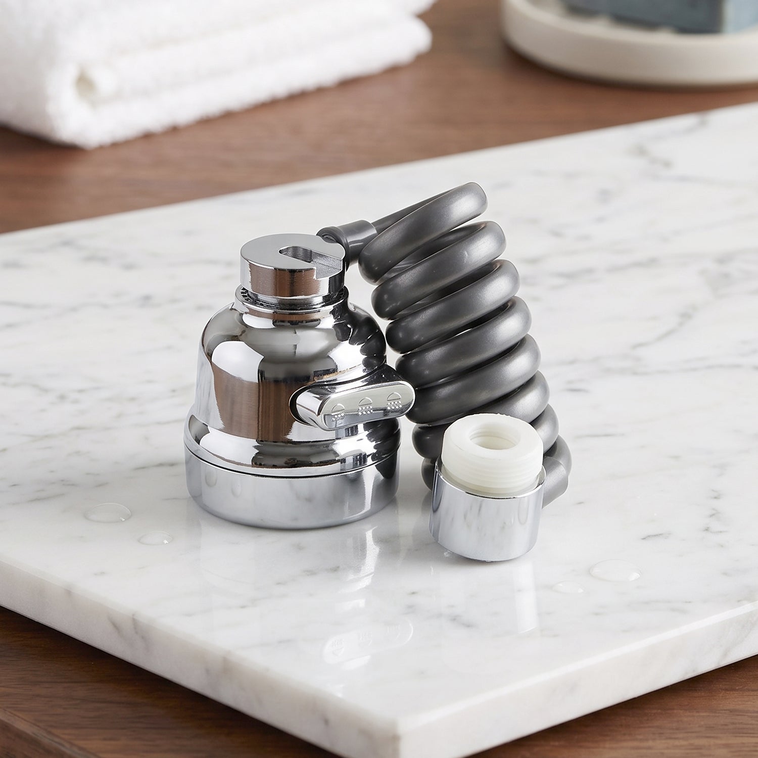 Flexible Kitchen Water Faucet Sprayer With Rotating Tap Head For Sink Use (1 Pc)